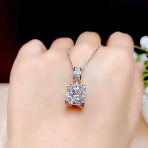 1 carat moissanite necklace